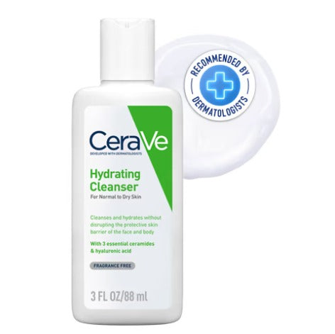 CeraVe Hydrating Cleanser Non-Foaming Face Wash for Dry Skin