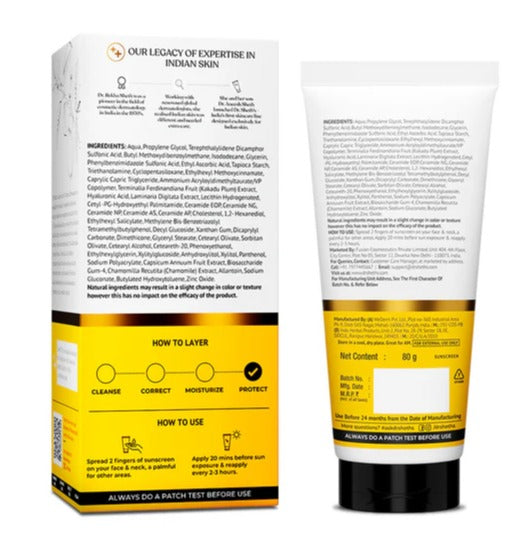 Ceramide & Vitamin C Sunscreen (In-Vivo Tested SPF 50+ PA++++)