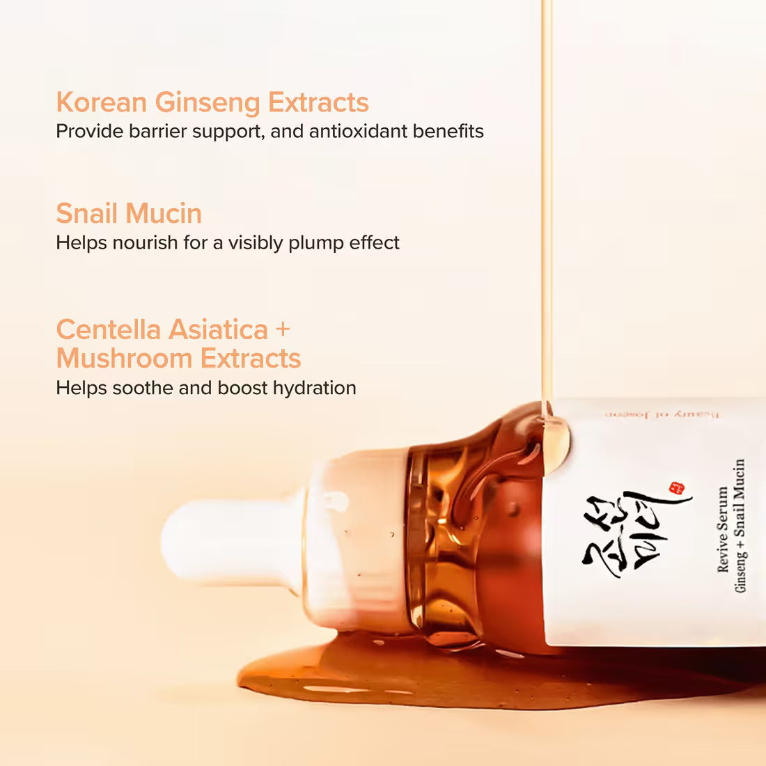 Beauty of Joseon Revive Ginseng + Snail Mucin Serum