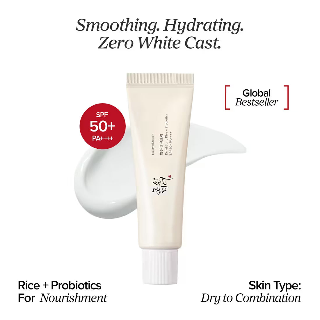Beauty of Joseon Relief Sun: Rice + Probiotics SPF 50+ PA++++
